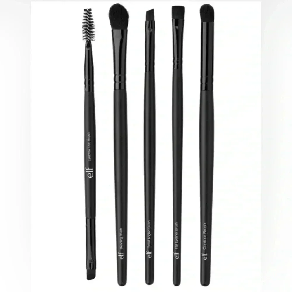 e.l.f Ultimate Eyes 5 Piece Brush Collection NWT Cruelty Free and Vegan